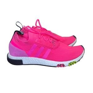 Adidas Mens NMD Racer Primeknit CQ2442 Pink Running Shoes Sneakers Size 12